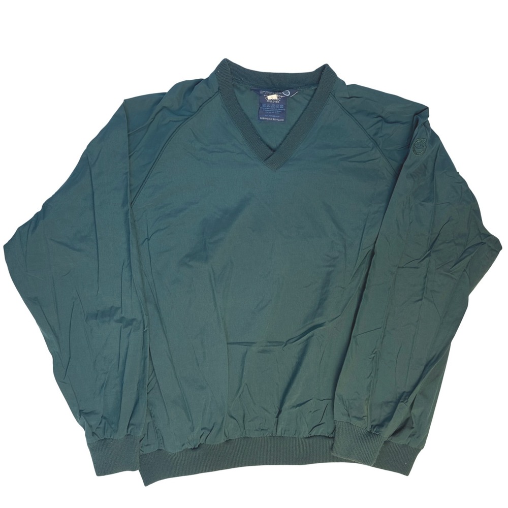 Sunderland of Scotland Mens Classic Pullover Long Sleeve Golf Jacket Green‎ XL